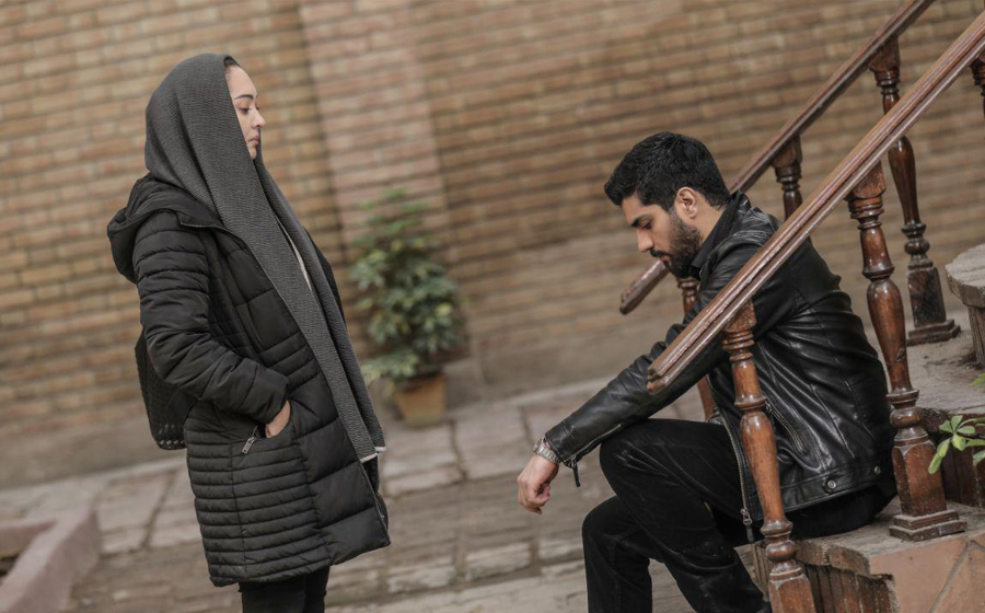 نیکی کریمی و سینا مهراد در سریال آقازاده